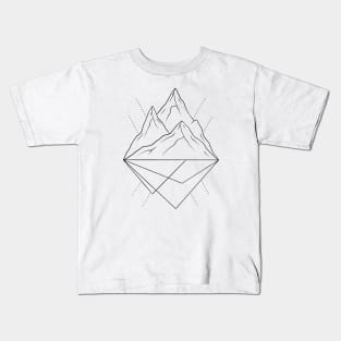 Mountain Lines Kids T-Shirt